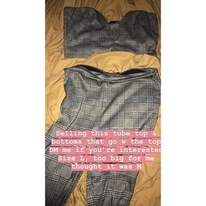 Tube top & pants